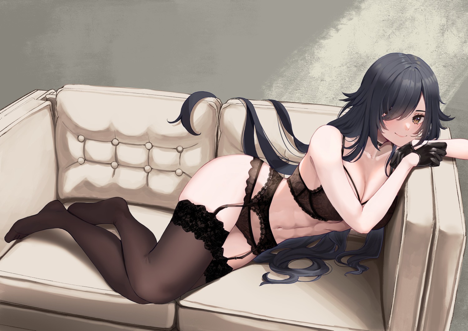 bra garter_belt pantsu ramachiru stockings thighhighs