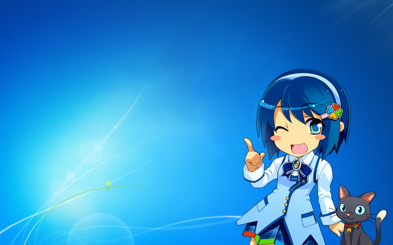 madobe_nanami microsoft os-tan wakaba wallpaper