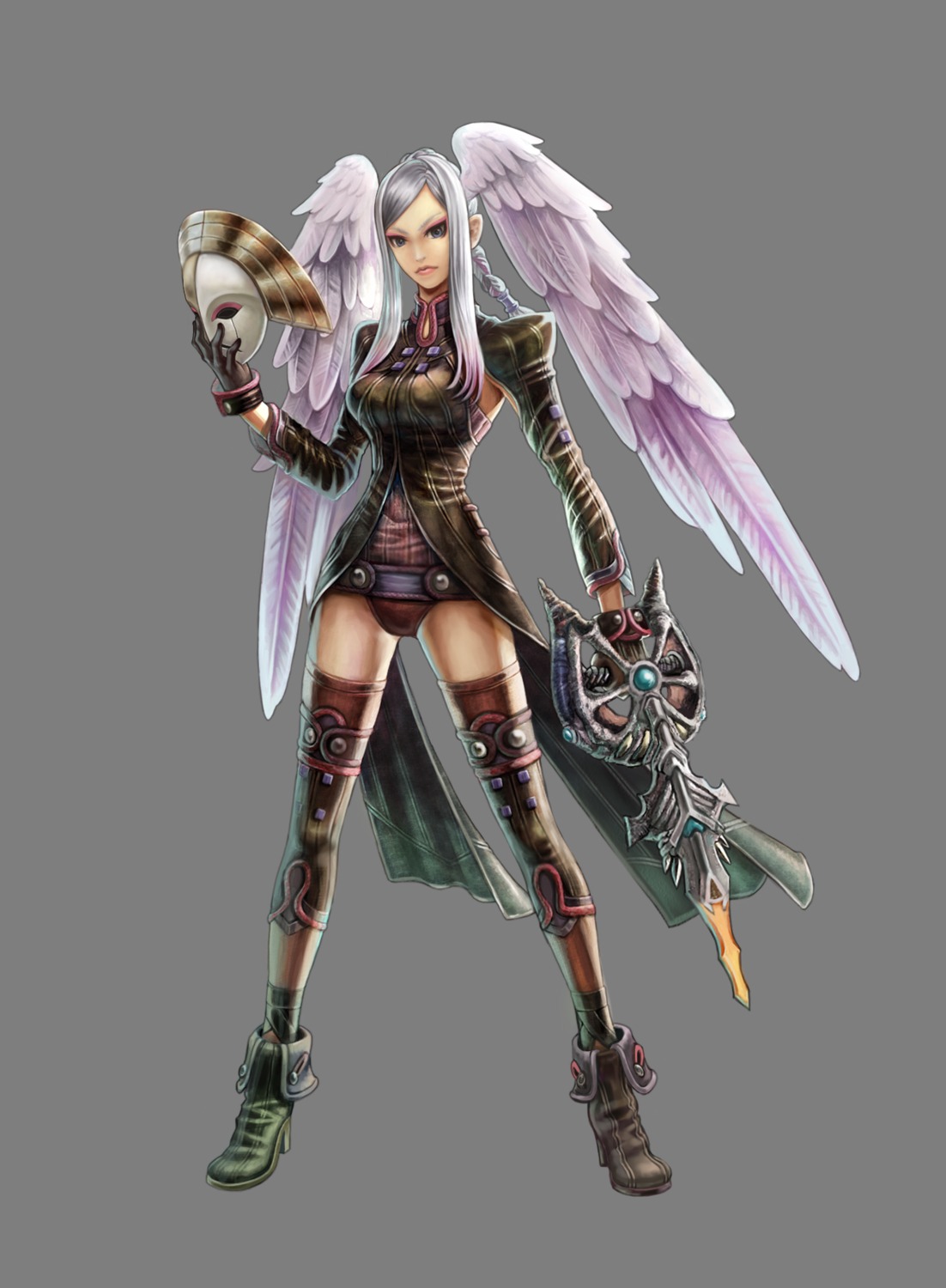 monolith_soft nintendo thighhighs transparent_png tyrea wings xenoblade xenoblade_chronicles