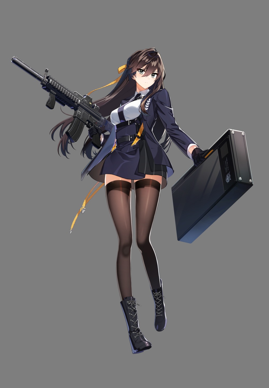 counter:side gun seifuku tagme thighhighs transparent_png