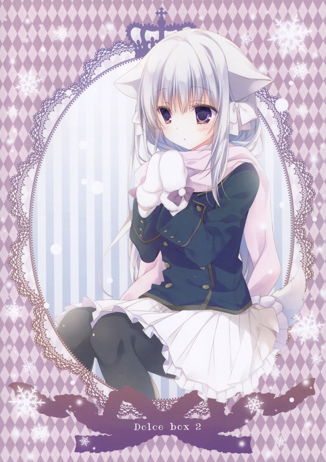 animal_ears inugami_kira necotoxin pantyhose tail