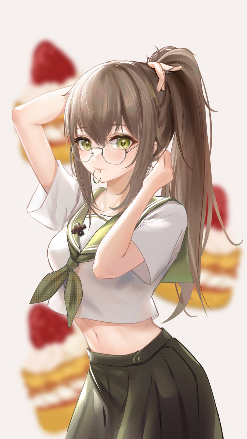 liu_liaoliao megane seifuku