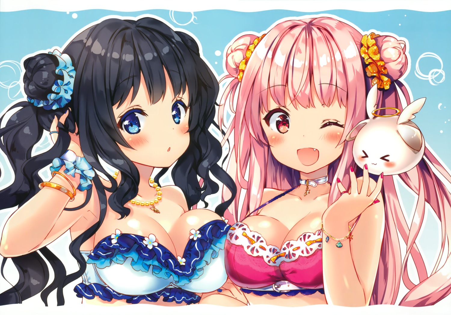 bikini_top cleavage eterna-radiare fixed luanastia_fluegel rianastia_fluegel riichu swimsuits symmetrical_docking