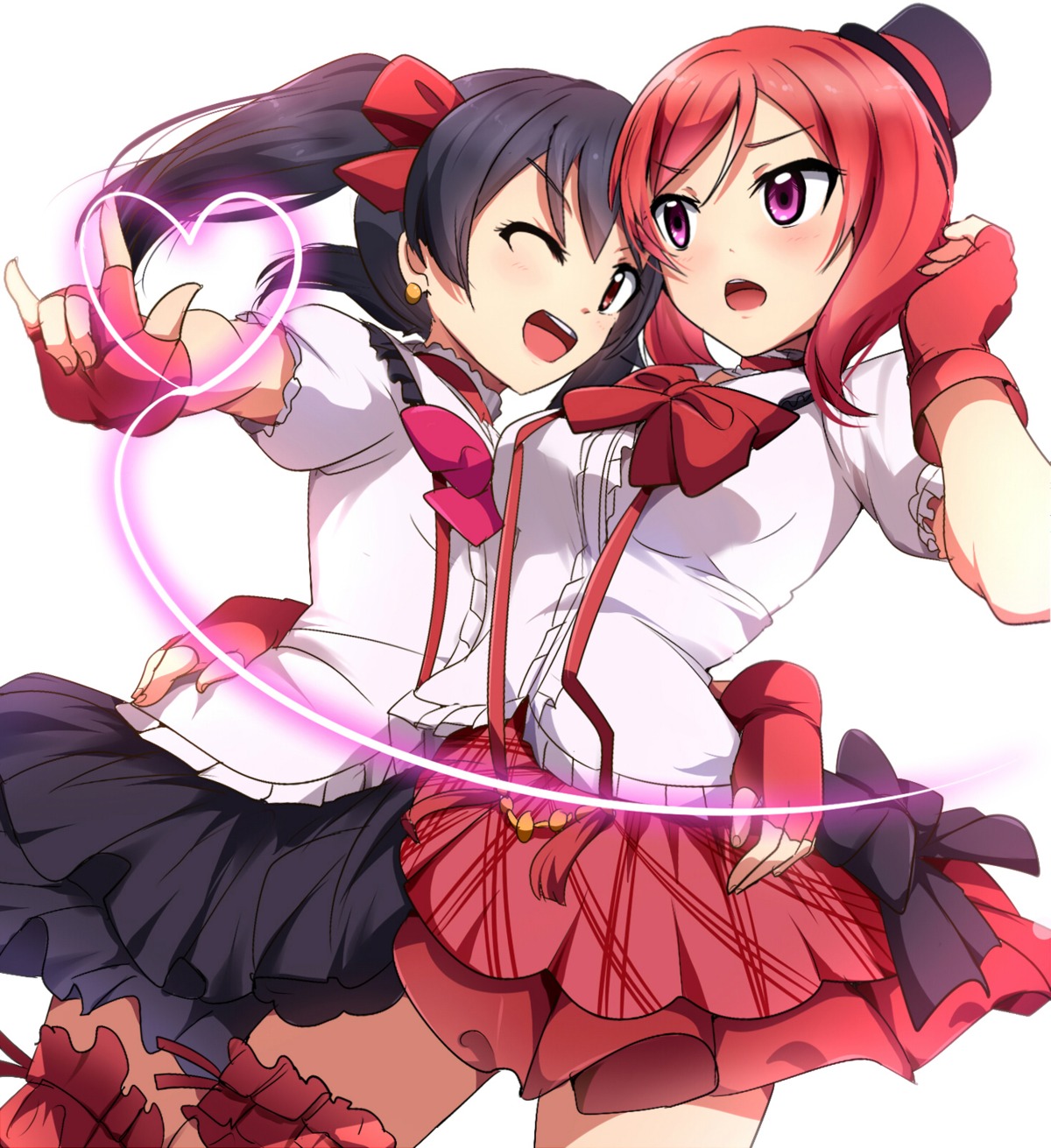 garter love_live! nishikino_maki umakatsuhai yazawa_nico