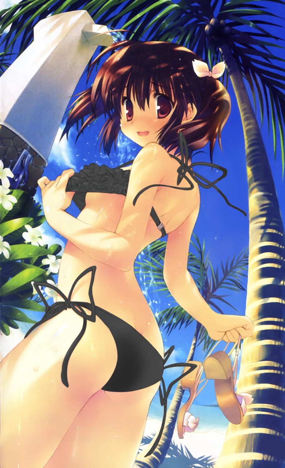 bikini mitsumi_misato photoshop screening swimsuits to_heart_(series) to_heart_2 underboob yuzuhara_konomi