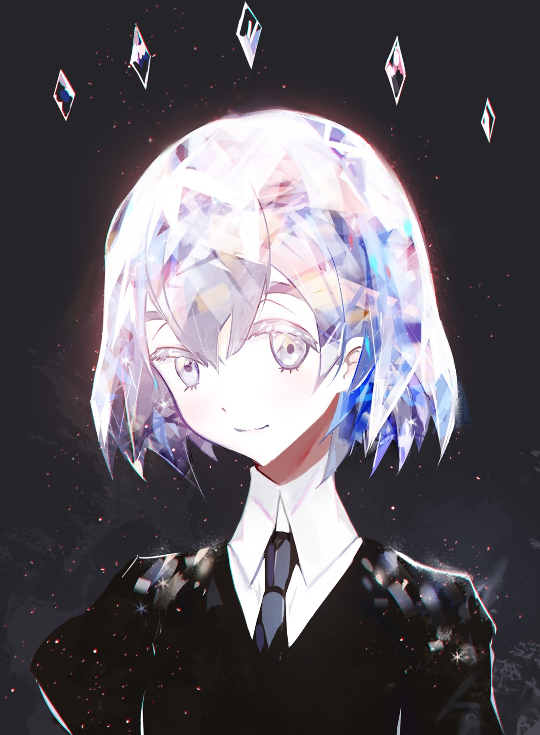 diamond_(houseki_no_kuni) houseki_no_kuni juexing_(moemoe3345)