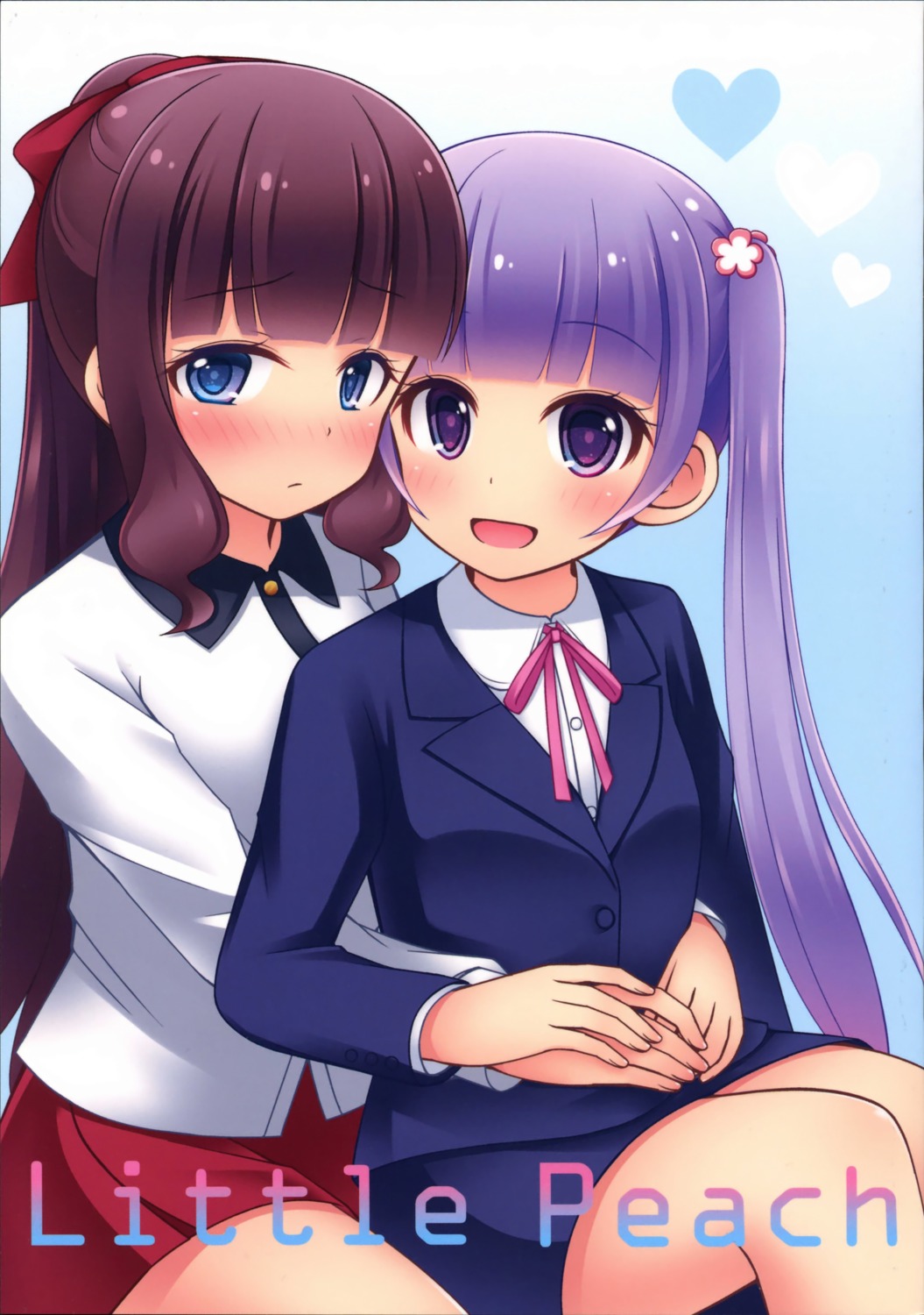 business_suit nashinoki_momora new_game! suzukaze_aoba takimoto_hifumi