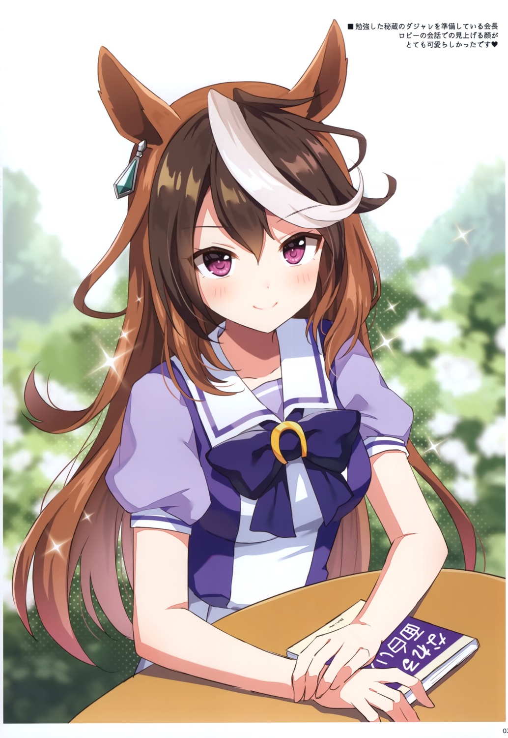 animal_ears mauve seifuku symboli_rudolf_(umamusume) uma_musume_pretty_derby wata★punch