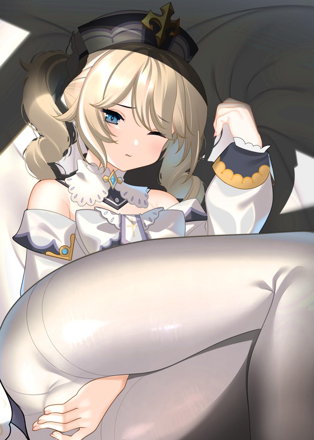 barbara_(genshin_impact) genshin_impact masturbation nanaken_nana pantyhose