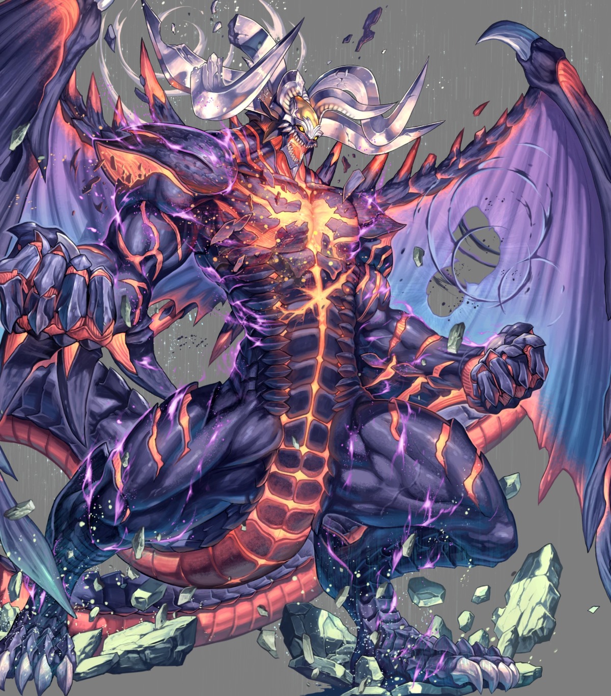 fire_emblem fire_emblem:_seima_no_kouseki fomortiis horns izuka_daisuke monster nintendo tail torn_clothes wings