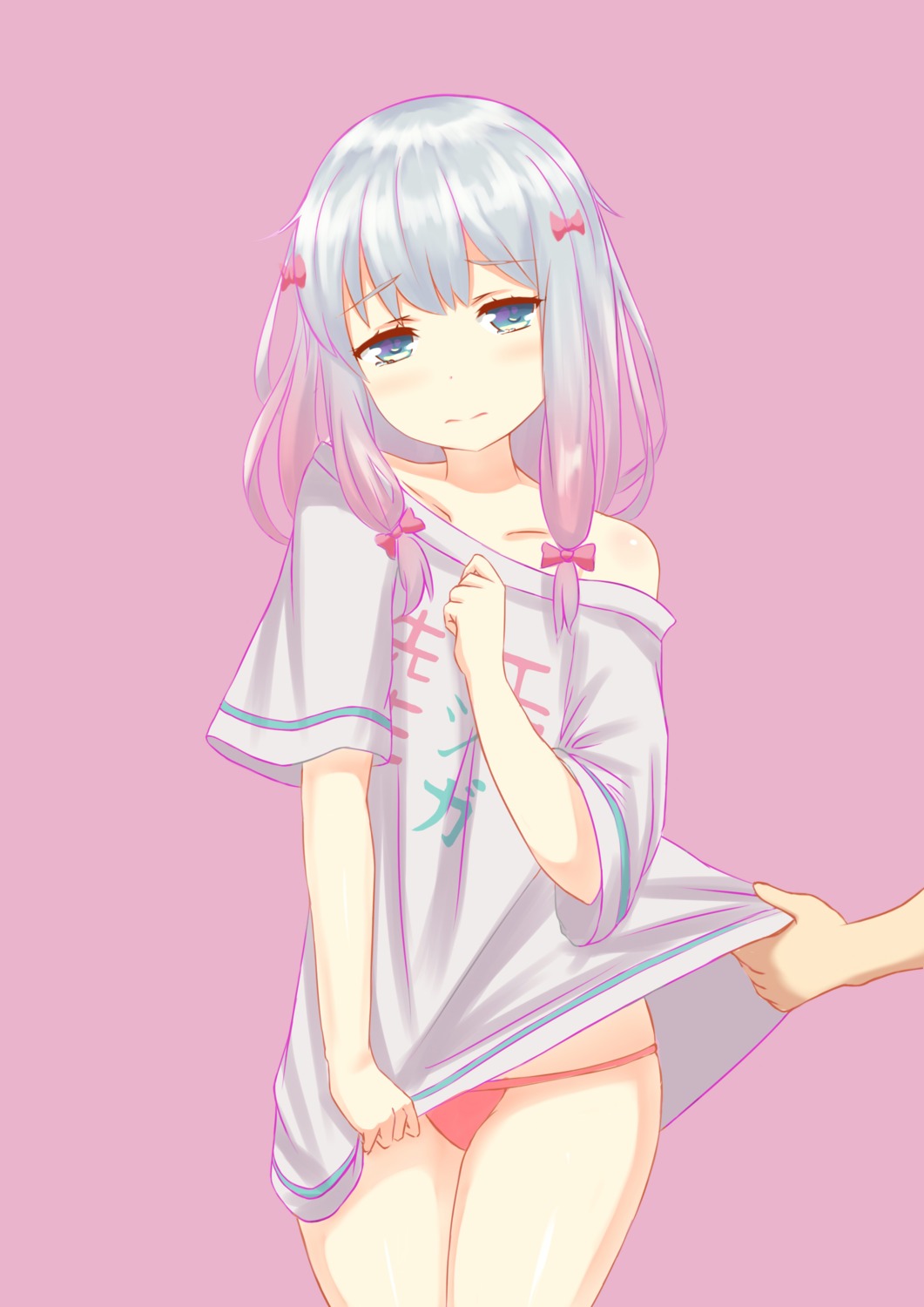 dylannn eromanga-sensei izumi_sagiri pantsu shirt_lift