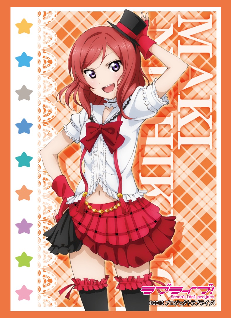 garter love_live! nishikino_maki thighhighs