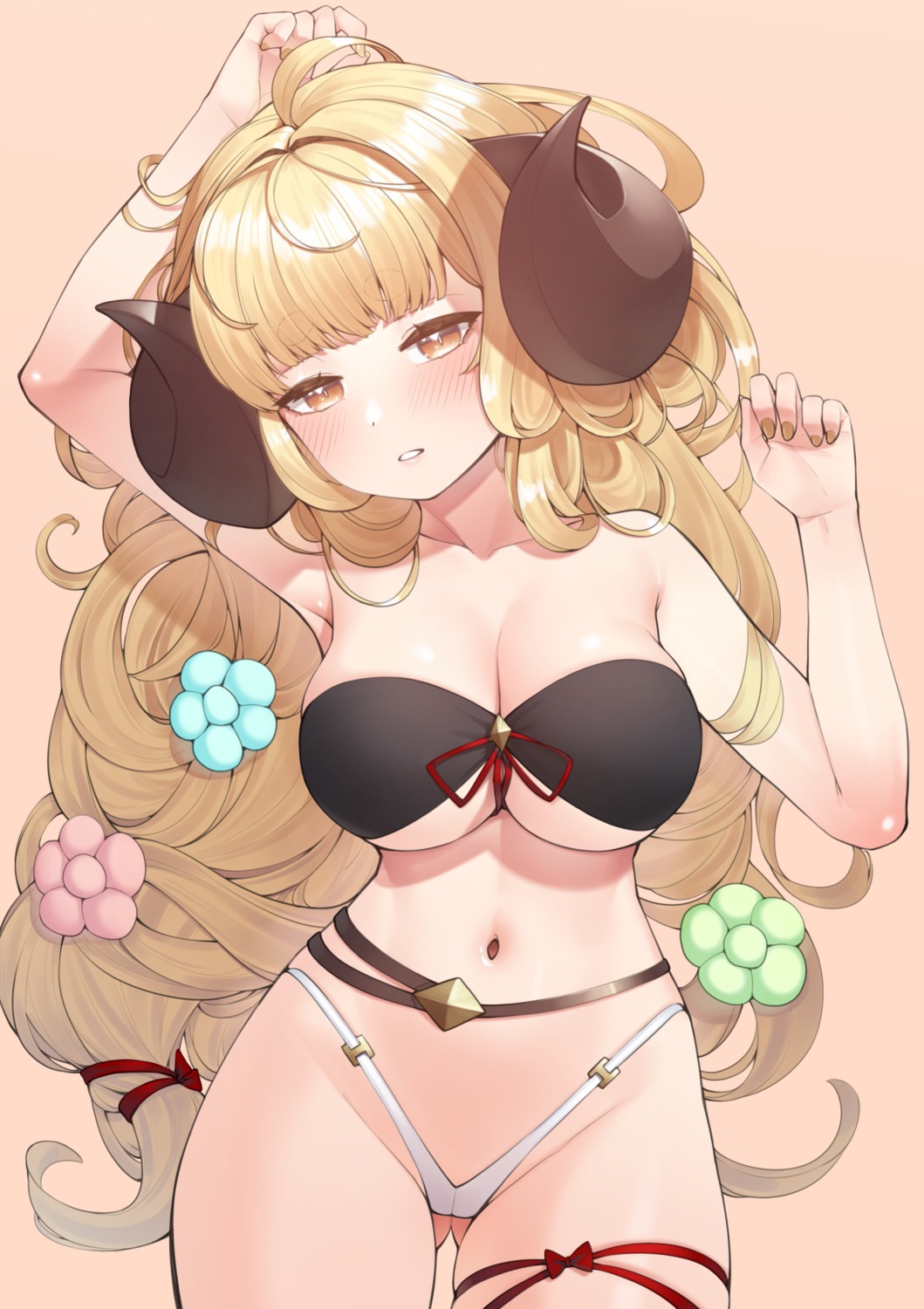 anila_(granblue_fantasy) bikini garter granblue_fantasy horns kourui swimsuits