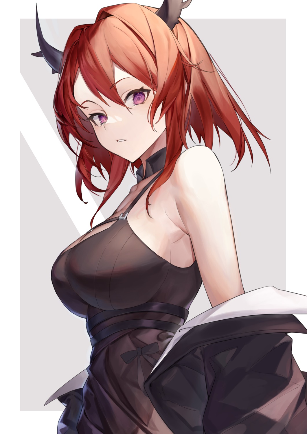 arknights horns kabi_(zcwd8845) surtr_(arknights)