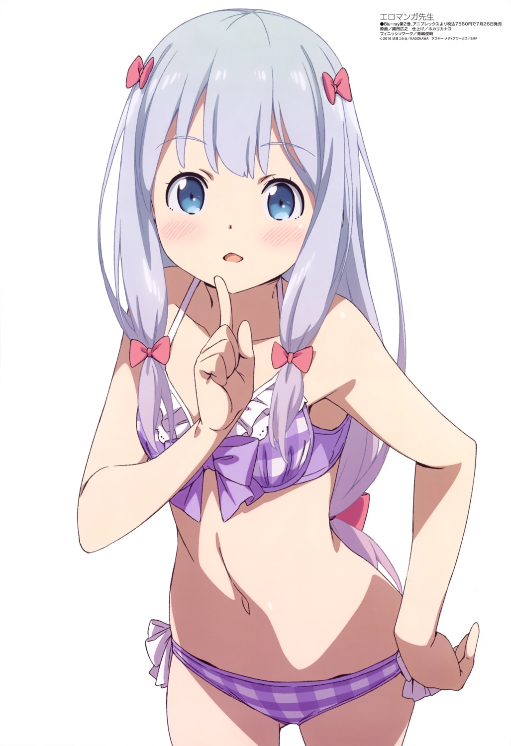 bikini eromanga-sensei izumi_sagiri kanzaki_hiro swimsuits