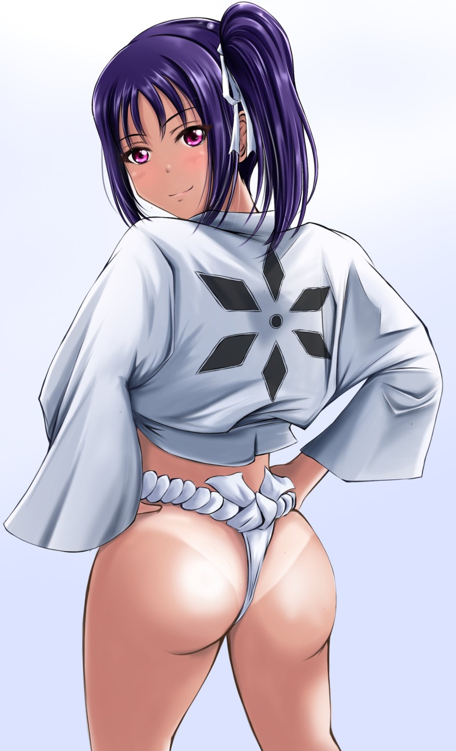 ass fundoshi japanese_clothes kazuno_sarah love_live!_sunshine!! tagme tan_lines thong