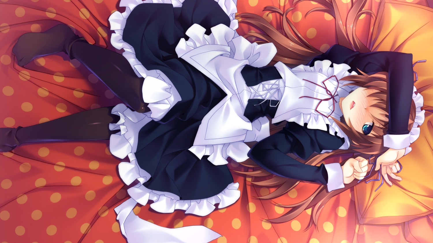 game_cg guardian☆place maid ootori_aoi pantyhose skyfish tsurugi_hagane