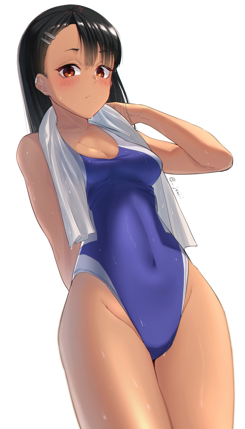 cleavage ijiranaide_nagatoro-san jebi nagatoro_hayase swimsuits