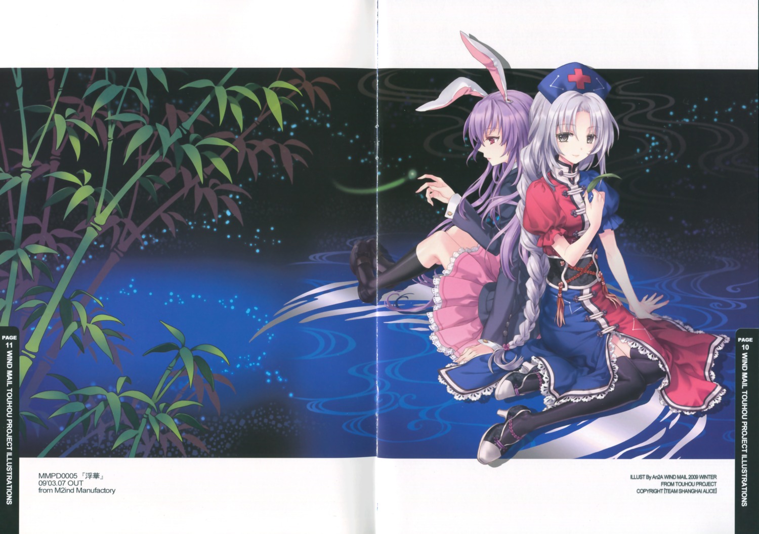 an2a animal_ears bunny_ears crease fixme reisen_udongein_inaba thighhighs touhou wind_mail yagokoro_eirin