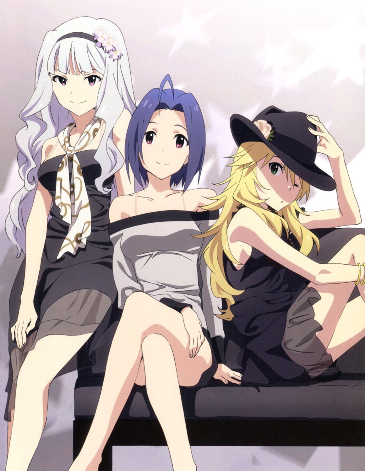 dress hoshii_miki miura_azusa nishigori_atsushi shijou_takane the_idolm@ster