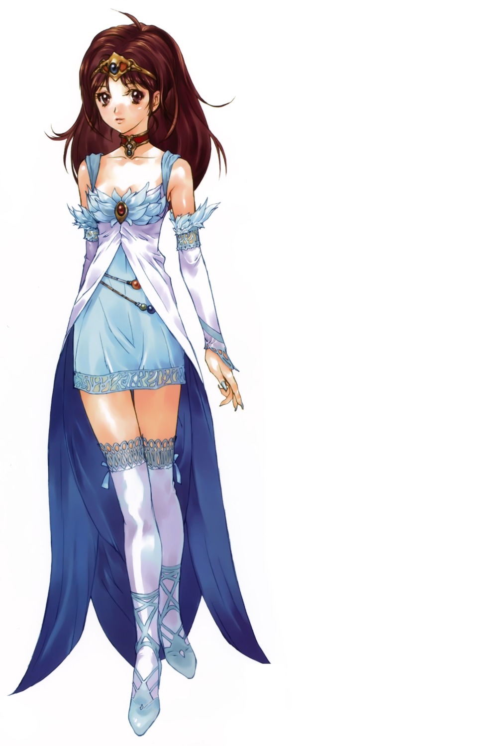 dress okazaki_takeshi thighhighs