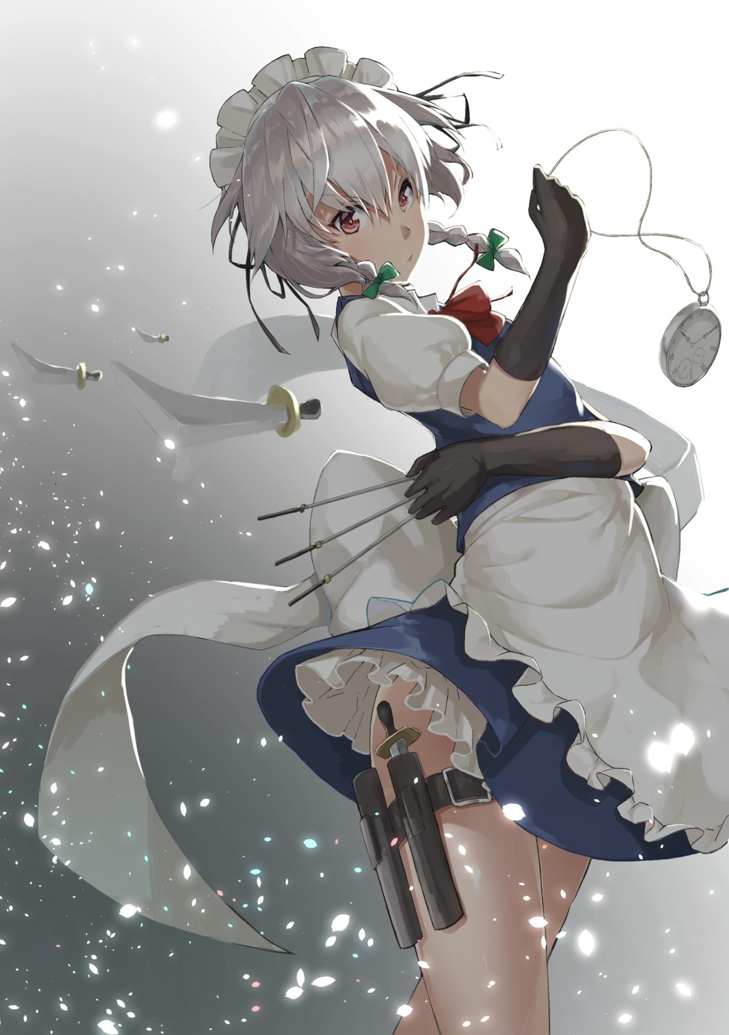 emushake izayoi_sakuya maid touhou weapon