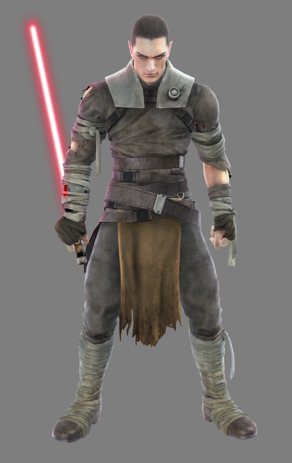 male soul_calibur soul_calibur_iv star_wars starkiller sword transparent_png