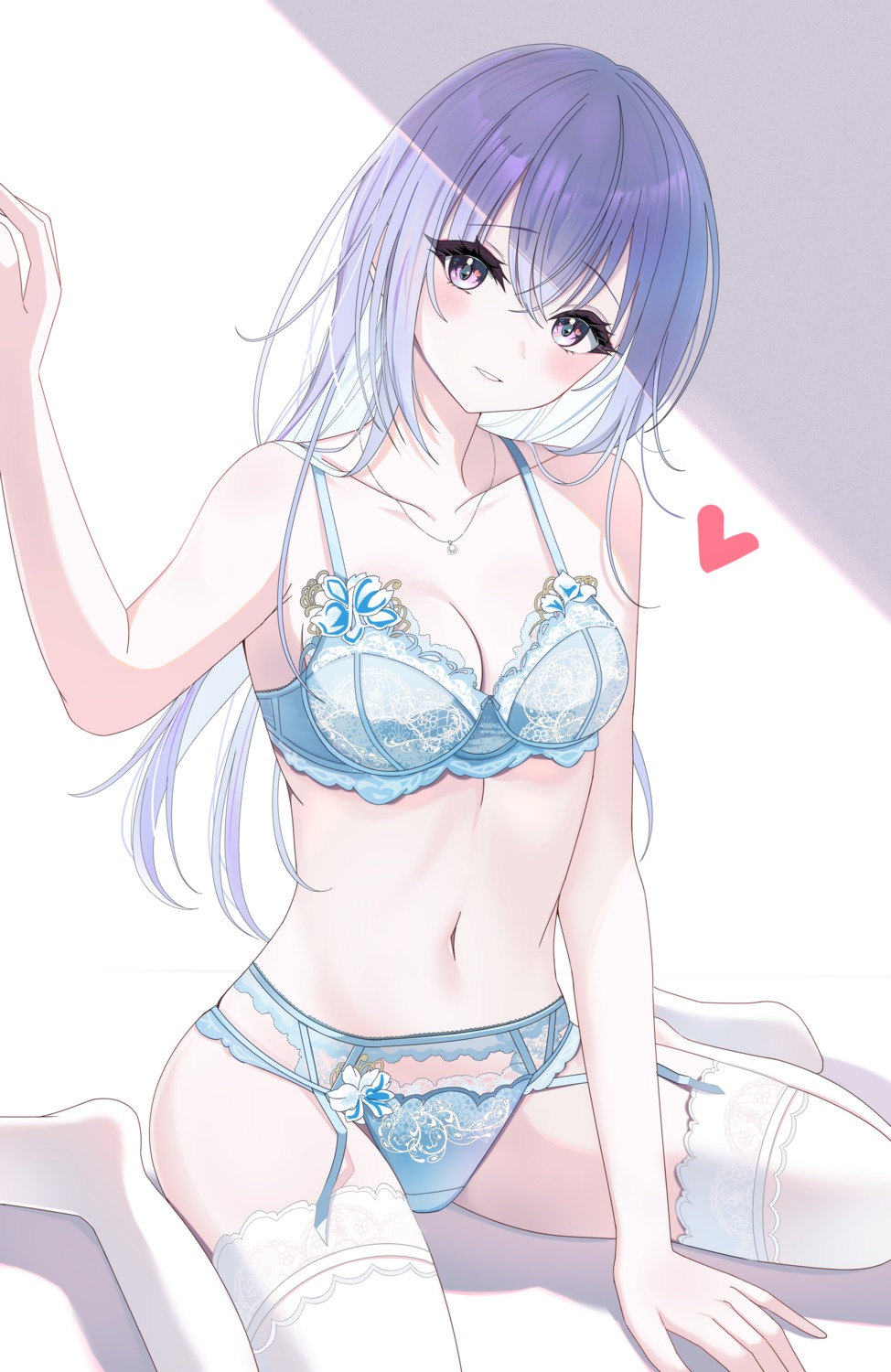 bra garter_belt lingerie pantsu sikimosh stockings suzuki_hana the_idolm@ster the_idolm@ster_shiny_colors thighhighs