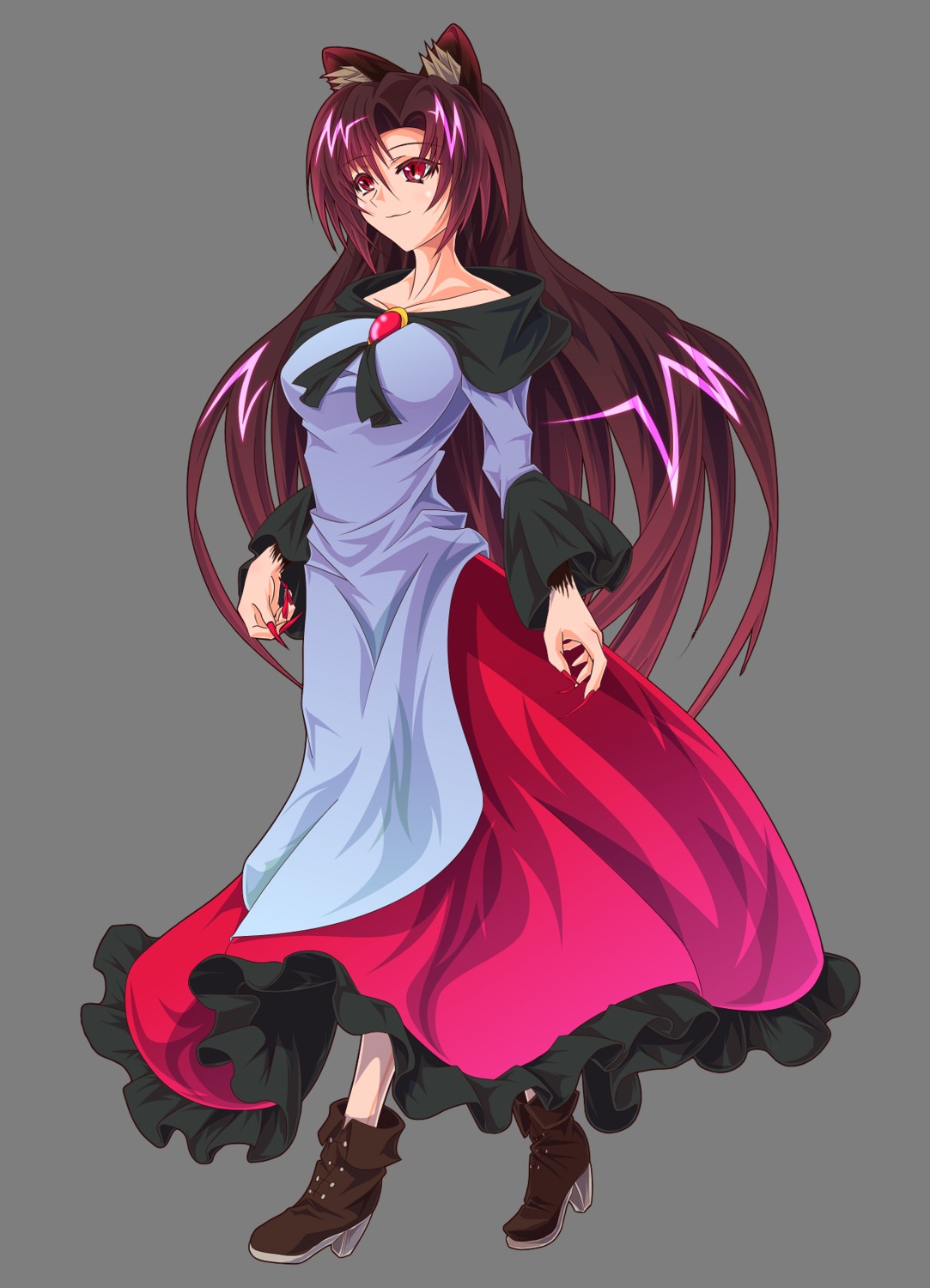 animal_ears dress heels imaizumi_kagerou tail touhou transparent_png zephid