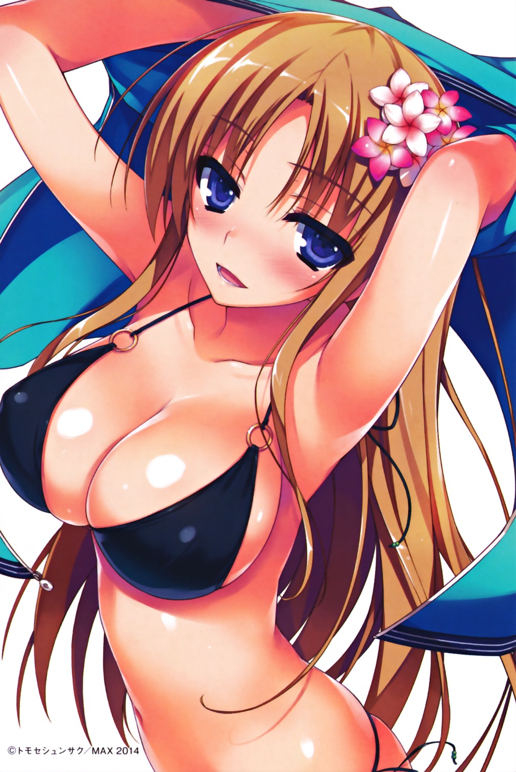 bikini cleavage erect_nipples swimsuits tomose_shunsaku