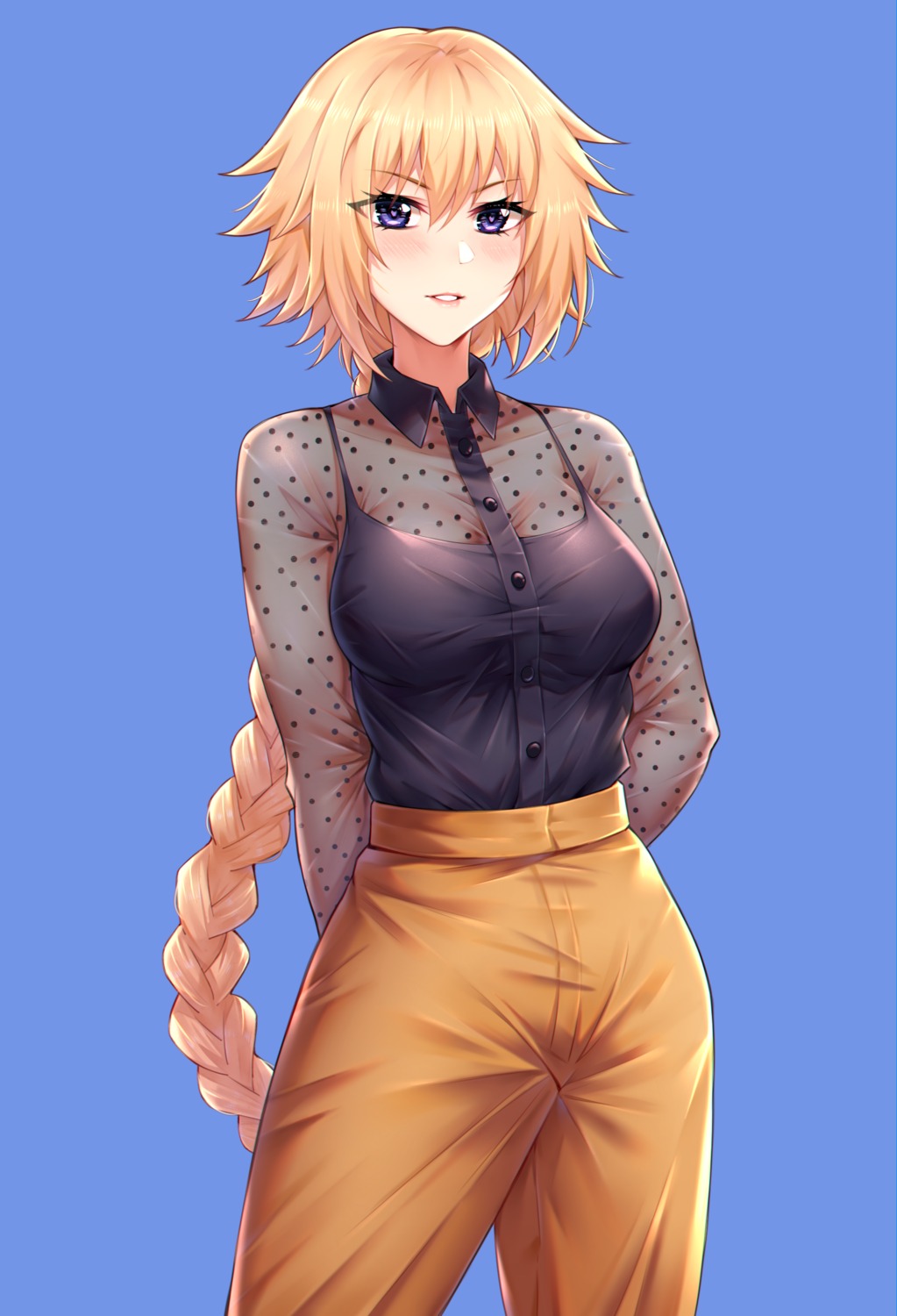 fate/grand_order hua-j jeanne_d'arc jeanne_d'arc_(fate) see_through