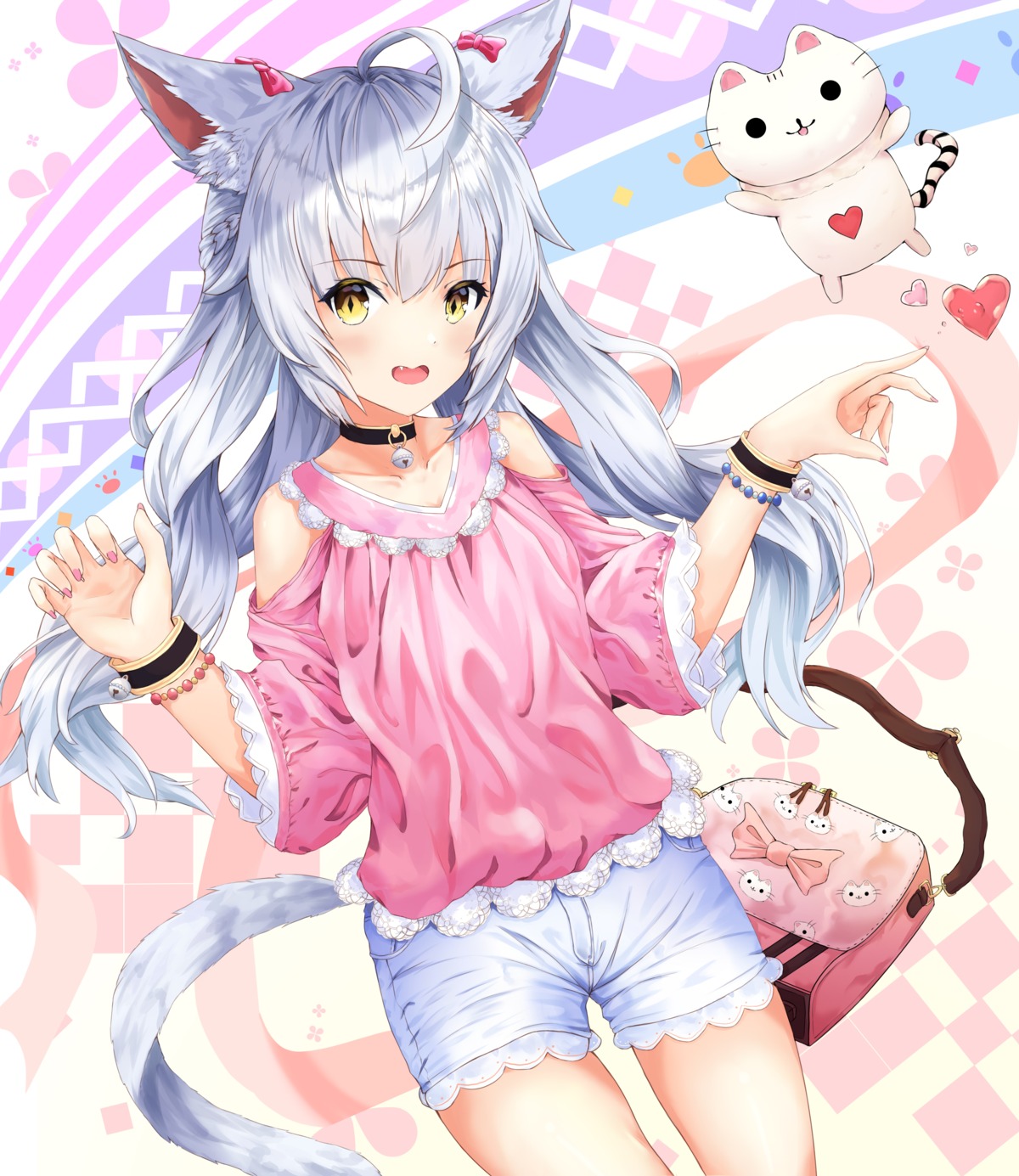 animal_ears keis_(locrian1357) neko nekomimi tail