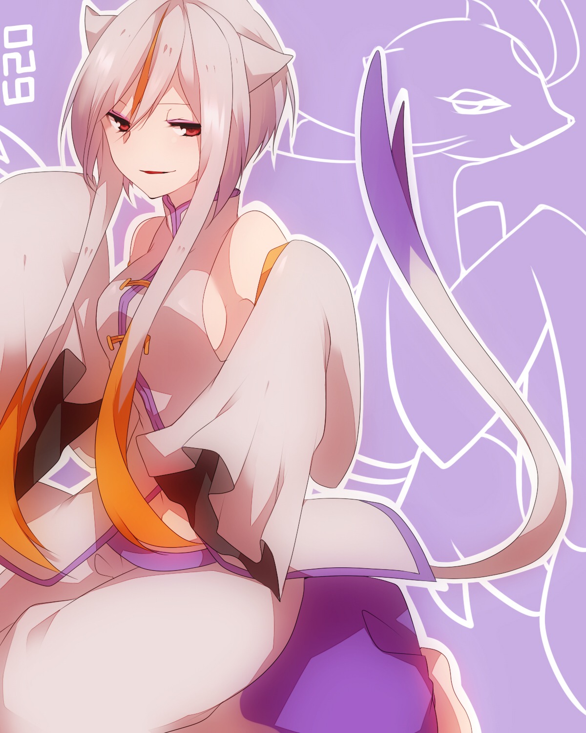 animal_ears anthropomorphization mienshao nekomimi pokemon tail takeshima_eku