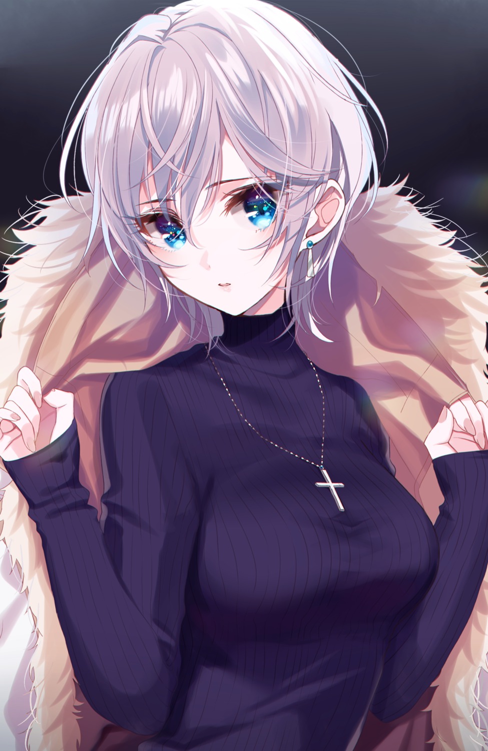 anastasia_(idolm@ster) misumi sweater the_idolm@ster the_idolm@ster_cinderella_girls