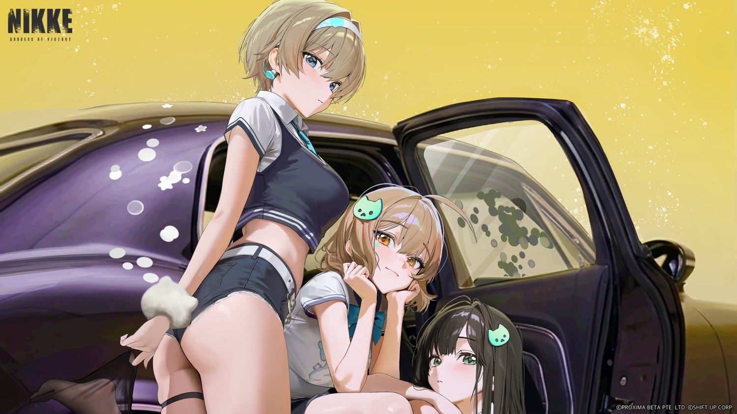 anis garter goddess_of_victory:_nikke mint_(nikke) prika see_through tagme torn_clothes wallpaper