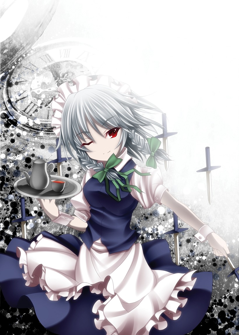 izayoi_sakuya kiyomin touhou