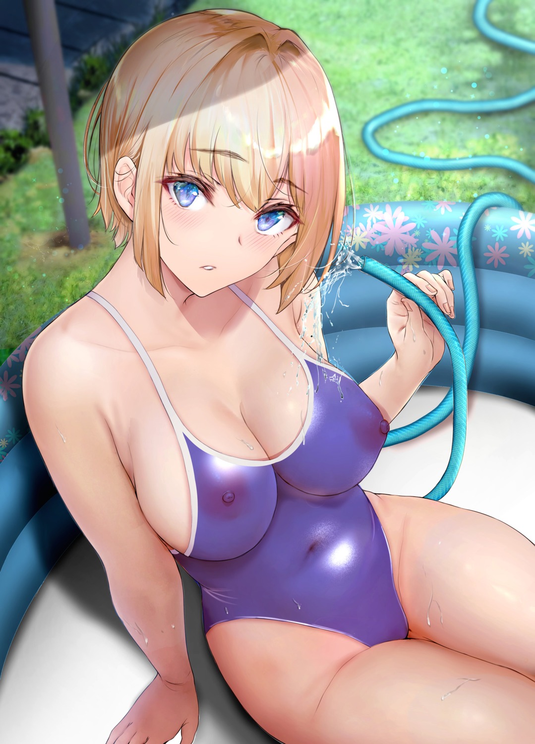 gentsuki nipples see_through swimsuits wet