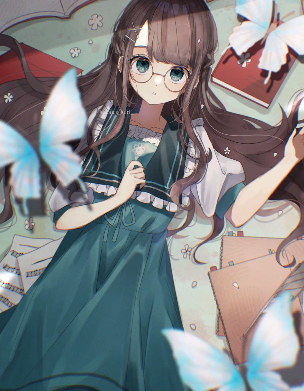 dress mame_kuri megane