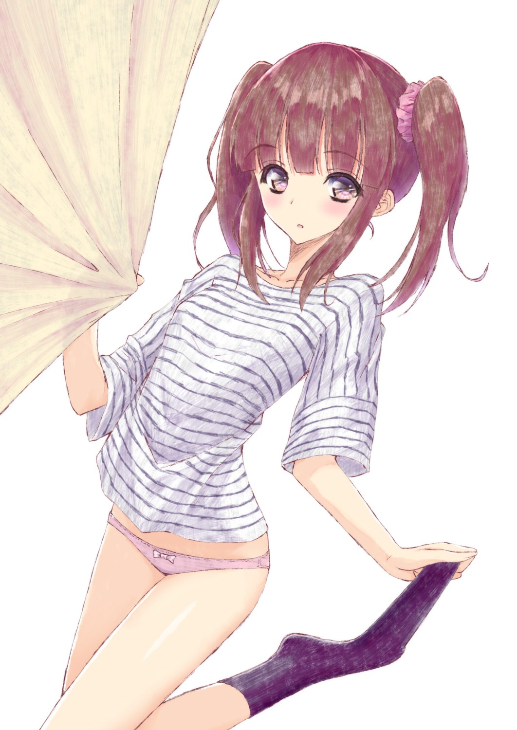 aramachi ogata_chieri pantsu the_idolm@ster the_idolm@ster_cinderella_girls undressing