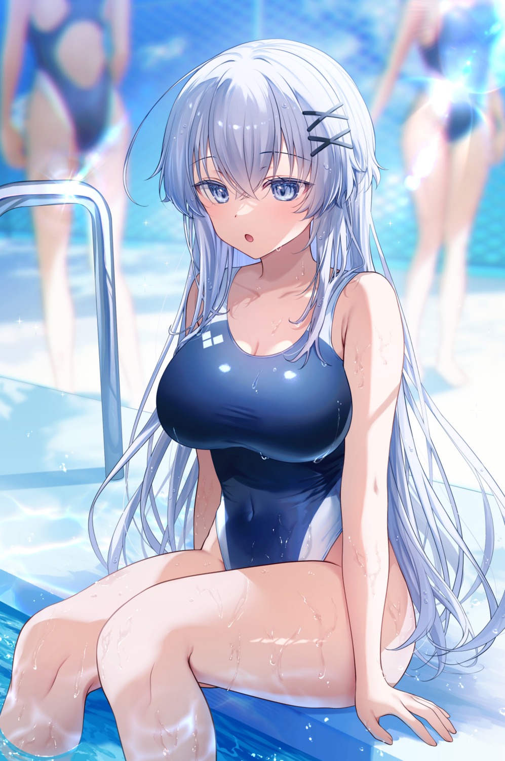 gyozanuko swimsuits wet