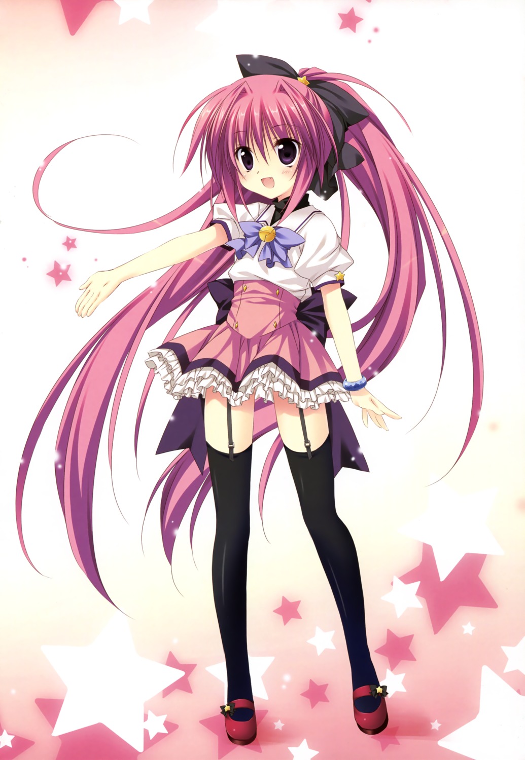 korie_riko magical_charming! mujin_shoujo orietta_chrono_istarica_ginasteele seifuku stockings thighhighs