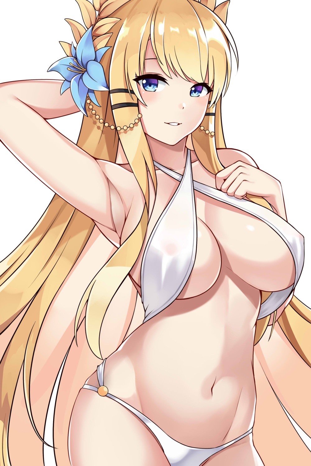 aslindsamure azur_lane bikini erect_nipples swimsuits victorious_(azur_lane)