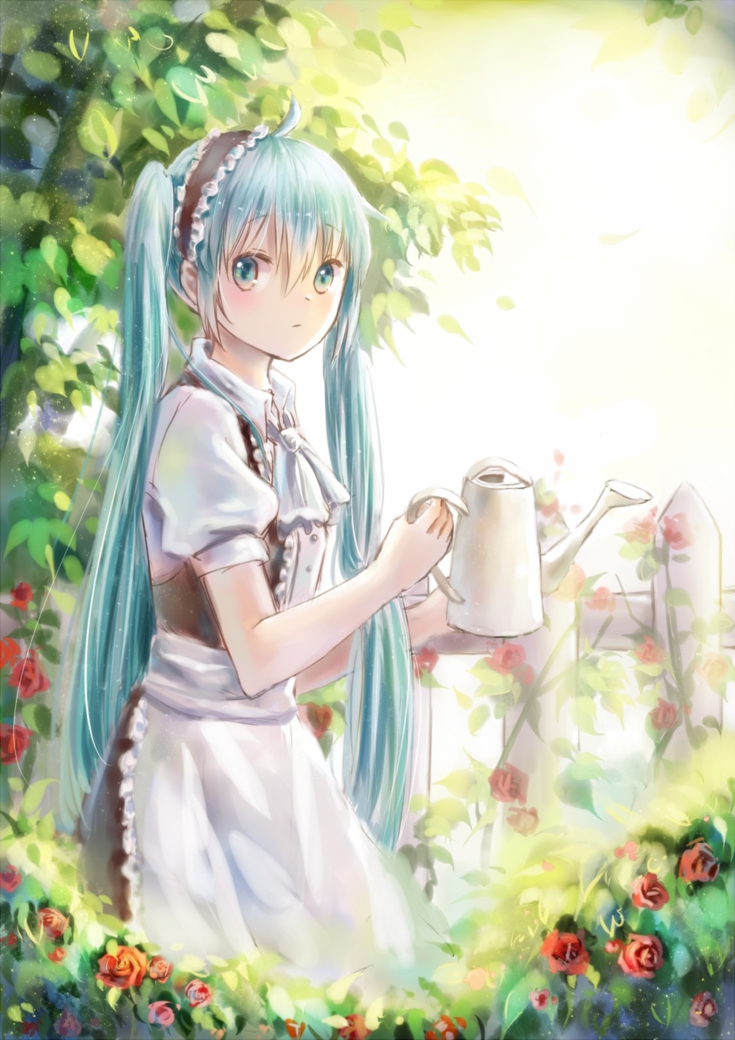 hatsune_miku maid mimengfeixue vocaloid