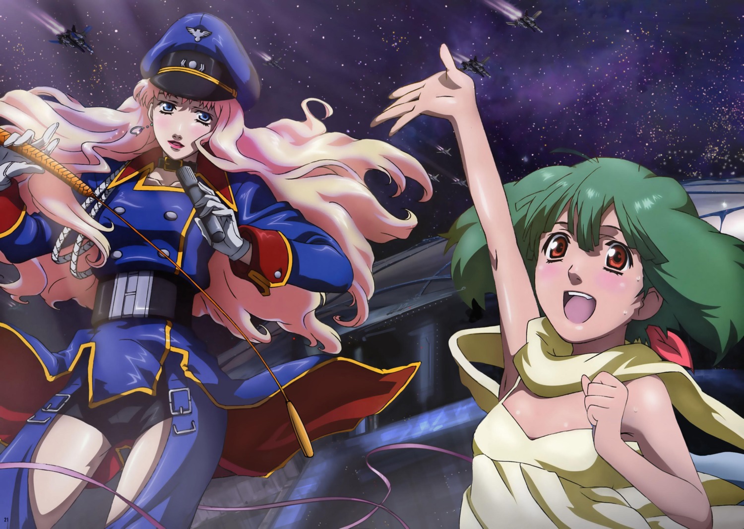 macross macross_frontier ootsuka_yae ranka_lee sheryl_nome