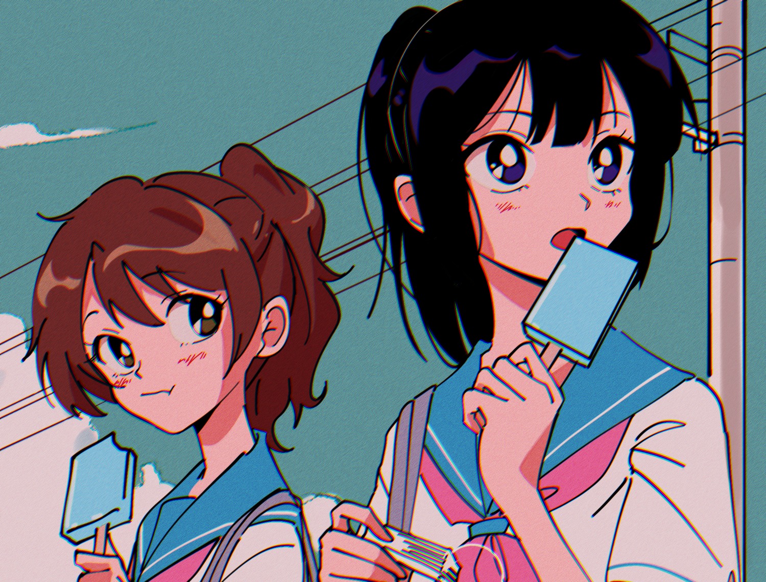 hibike!_euphonium kousaka_reina nzeneee oumae_kumiko seifuku