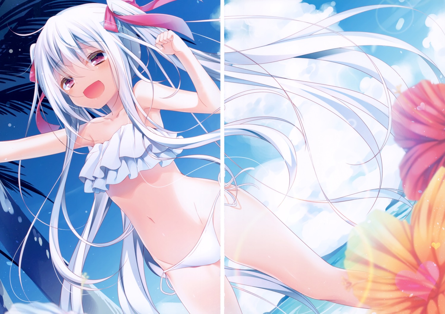 bikini crease komeshiro_kasu swimsuits yobi_gakka