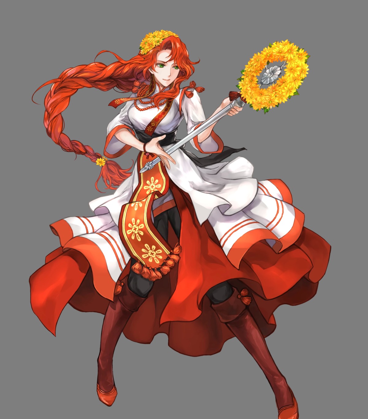 dress fire_emblem fire_emblem:_souen_no_kiseki fire_emblem_heroes heels nintendo tiamat transparent_png wada_sachiko weapon