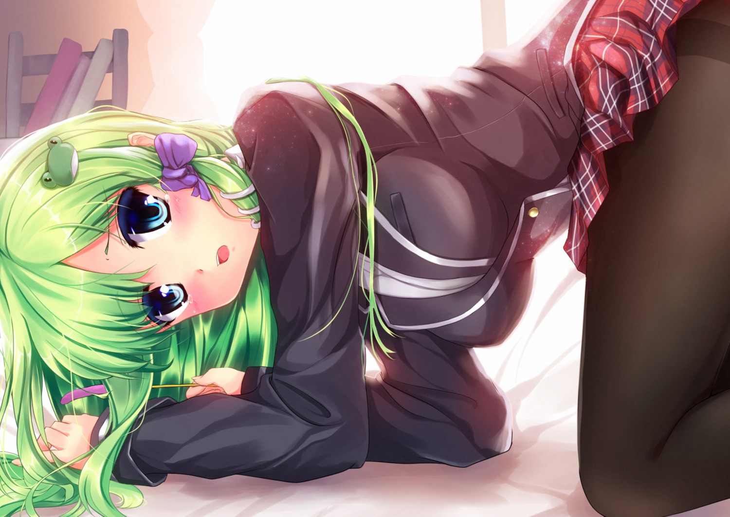 fule kochiya_sanae pantyhose seifuku touhou