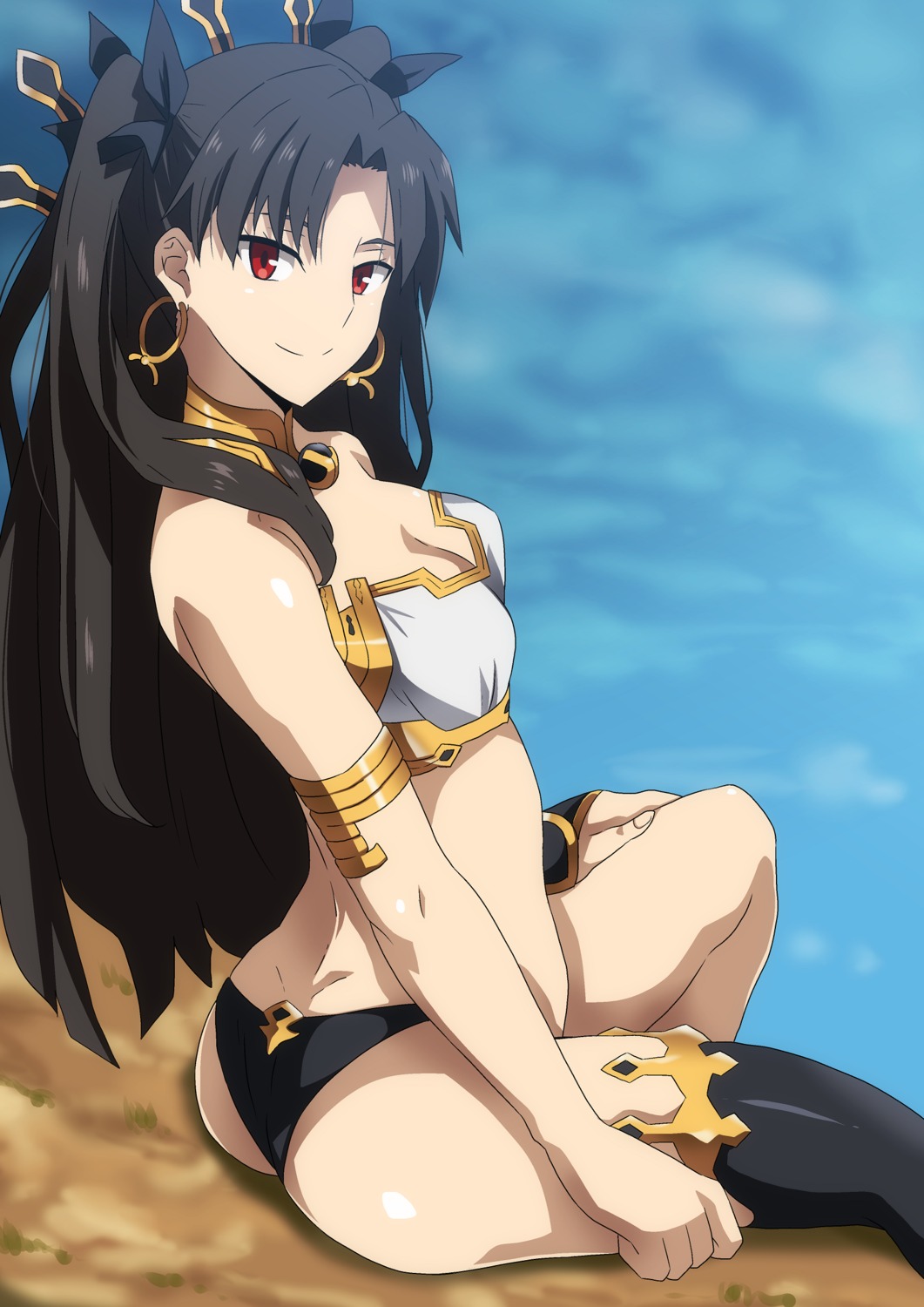 ass bikini_armor cleavage fate/grand_order hara_(harayutaka) ishtar_(fate/grand_order) thighhighs thong