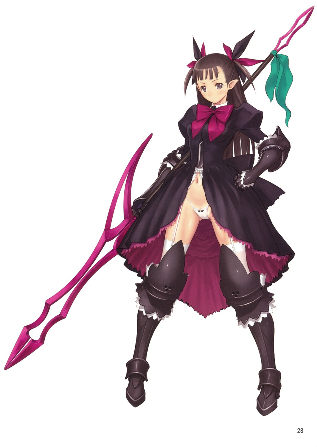 armor cameltoe dress erect_nipples gothic_lolita lolita_fashion pantsu stockings thighhighs tony_taka